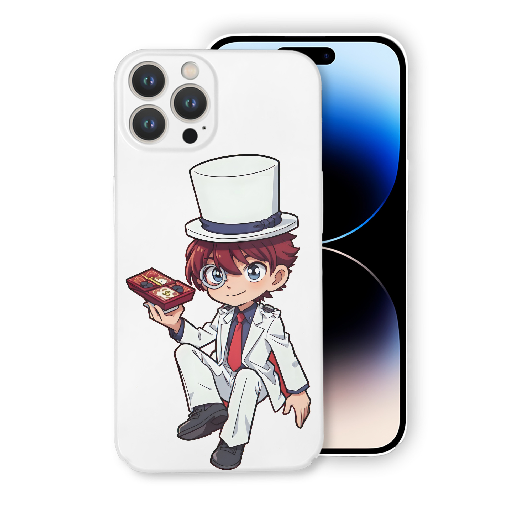 （画像用） 名探偵コナン くろば かいと Detective Conan Kuroba Kaito 【iPhone 14シリーズ対応】ハードケース